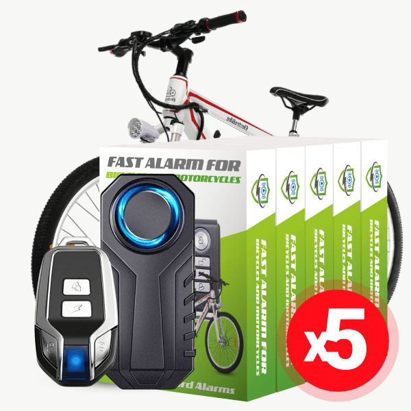 Bicycle, Scooter, Motorcycle Alarm (5 PACK)