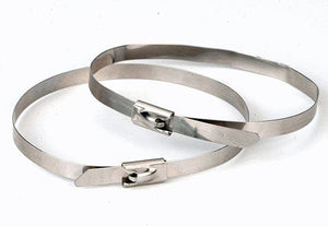 Stainless Steel Self-locking Straps (16" long)