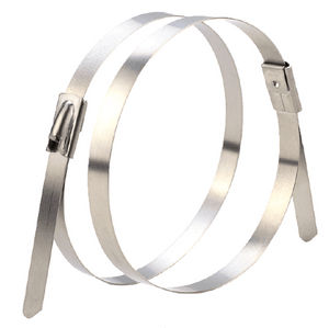 Stainless Steel Self-locking Straps (16" long)